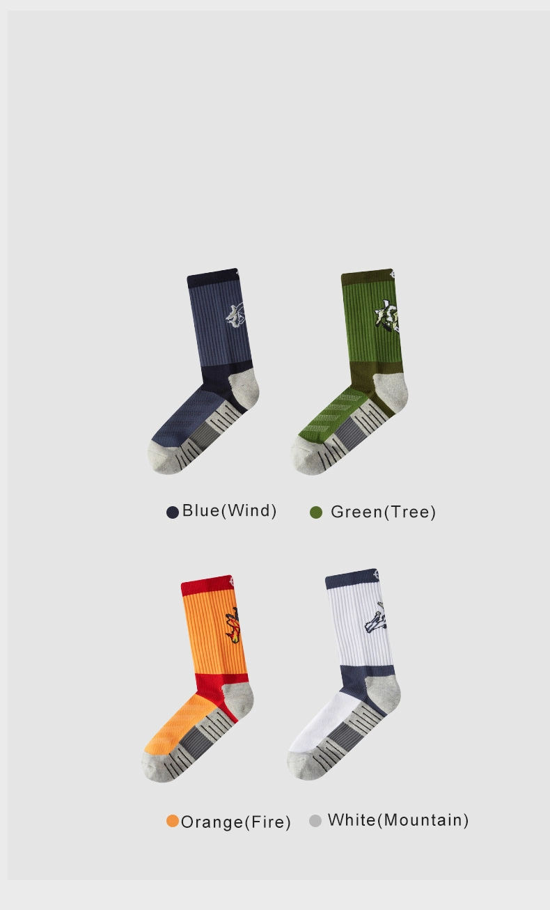 Rigorer Sports Wear Socks Basketball Running Ankle Protection Custom Design Adults Cotton