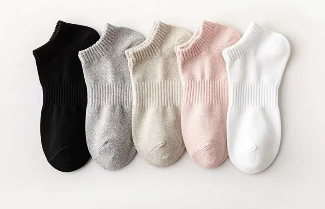 Wallet-Friendly Women Sport Thick Sneaker Socks Breathable Ankle Professional Wholesale Terry Socks