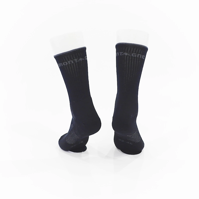 181032sk-Outdoor Cushioned Sole Merino Wool Hiking Men Socks